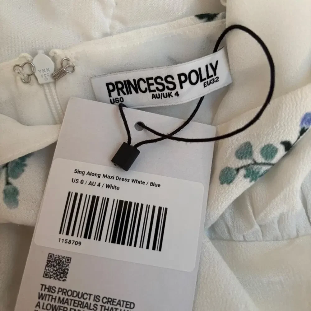 Princess polly white maxi dress